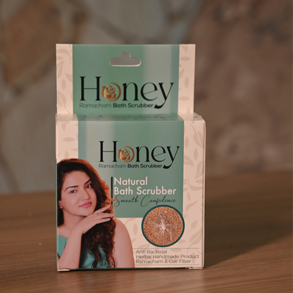 Honey Ramacham Natural Bath Scrubber (Pack of 2)